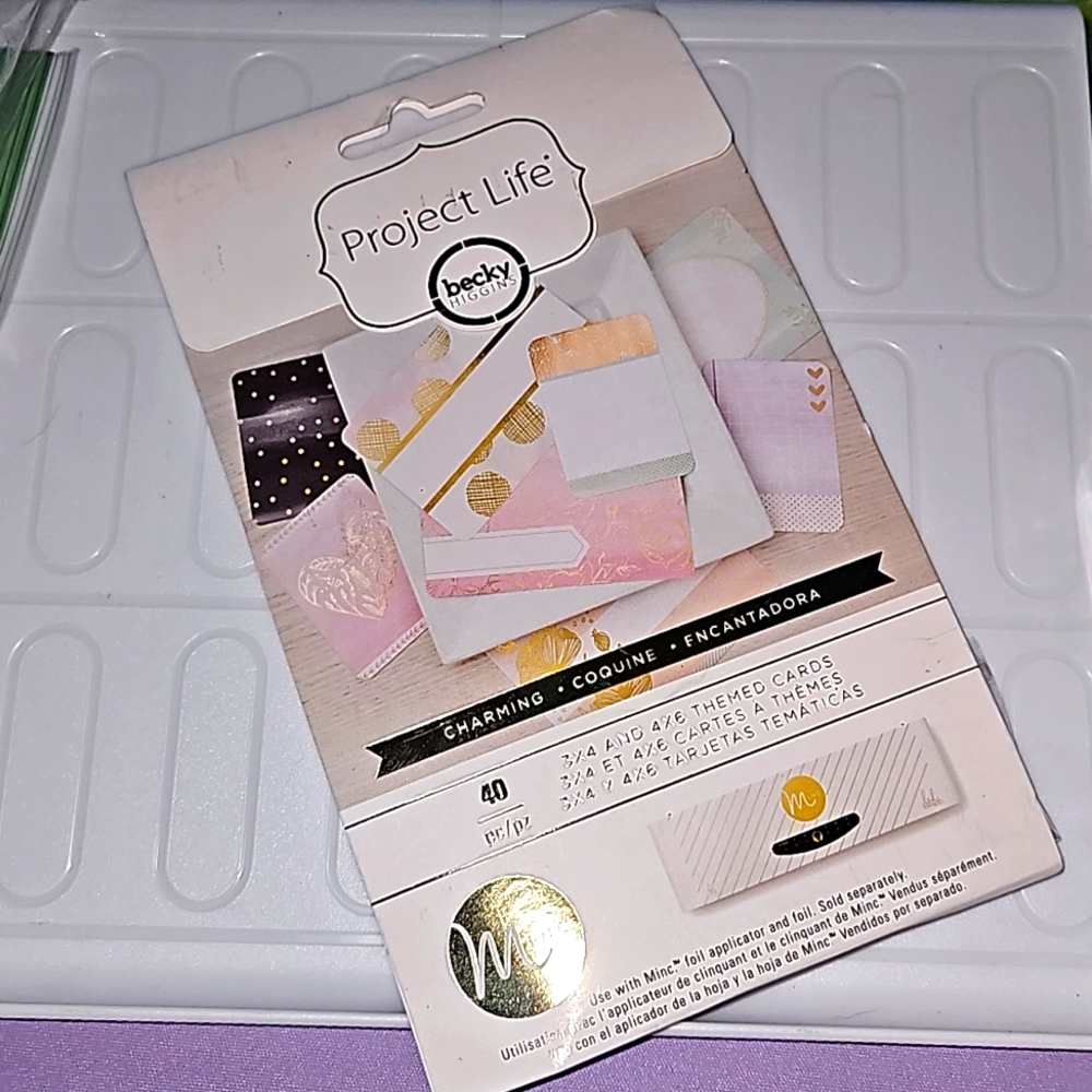 PROJECT LIFE BECKY HIGGINS 40 PC CHARMING THEME CARDS